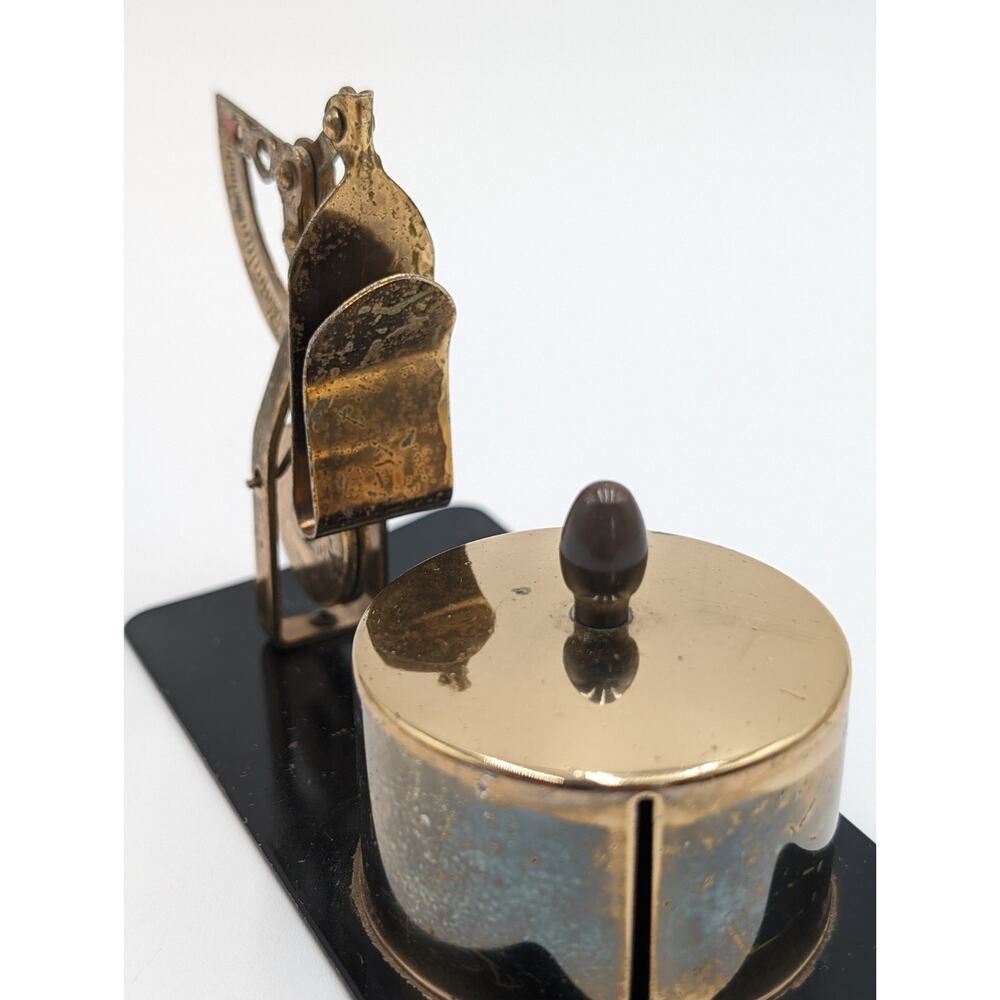 Vintage Brass Postal Scale Made In Japan - Picture 4 of 9